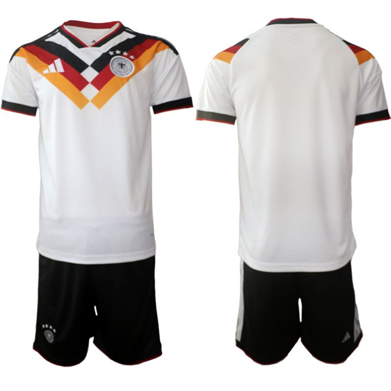 Men 2026 World Cup National Team Germany home white Blank Soccer Jersey->germany jersey->Soccer Country Jersey